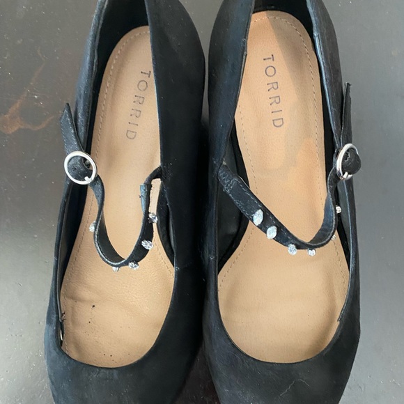 Torrid Mary Jane wedge with jeweled adjustable strap - Picture 3 of 4